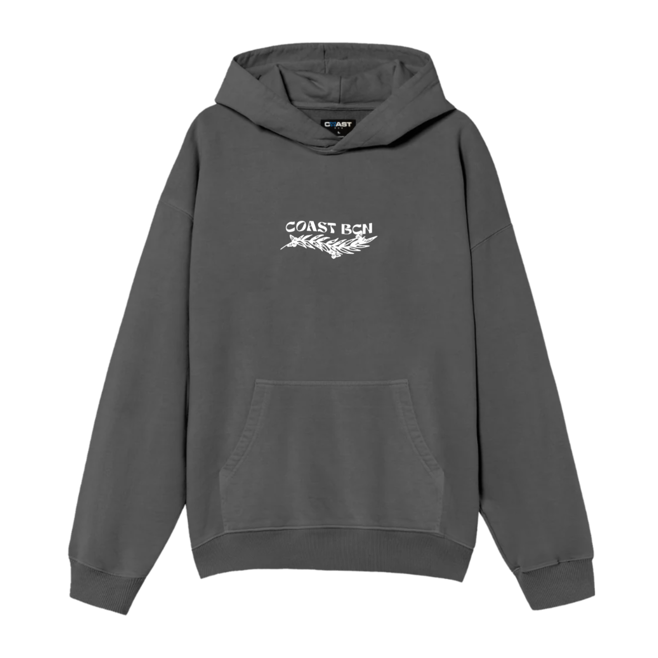 Gray Wake Up Hoodie CoastBcn