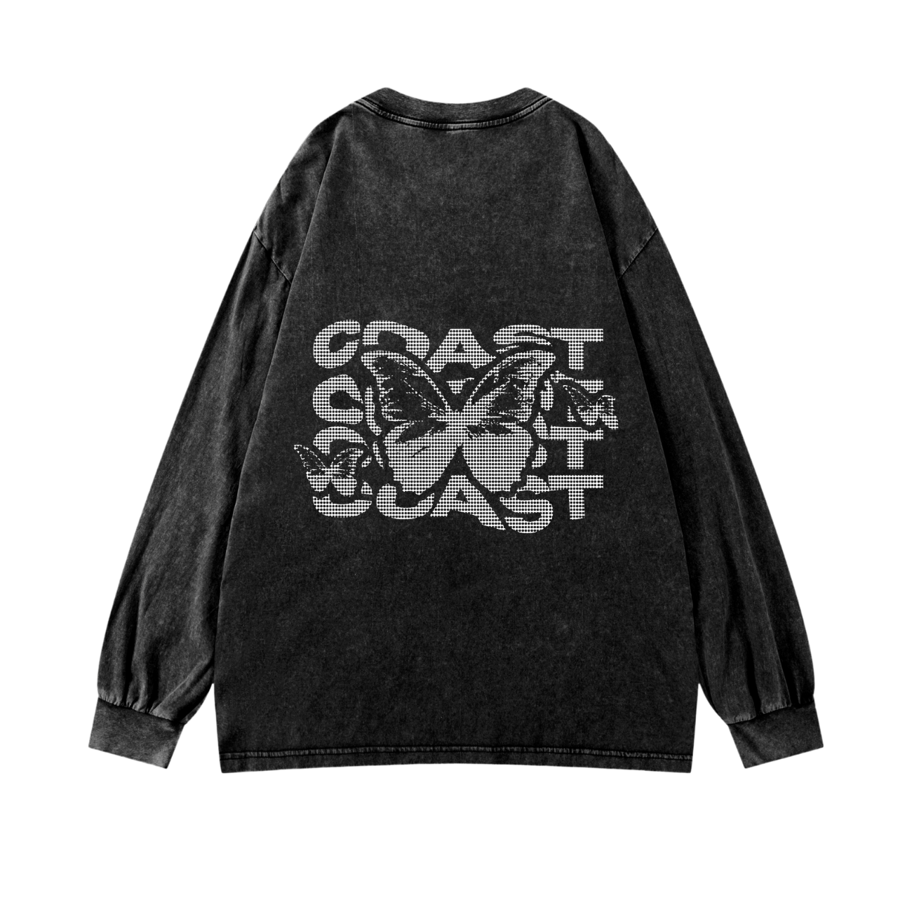 Black Half Tone Longsleeve CoastBcn