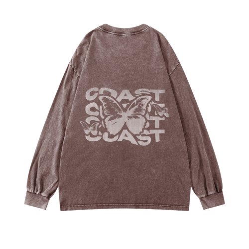 Brown Half Tone Longsleeve CoastBcn