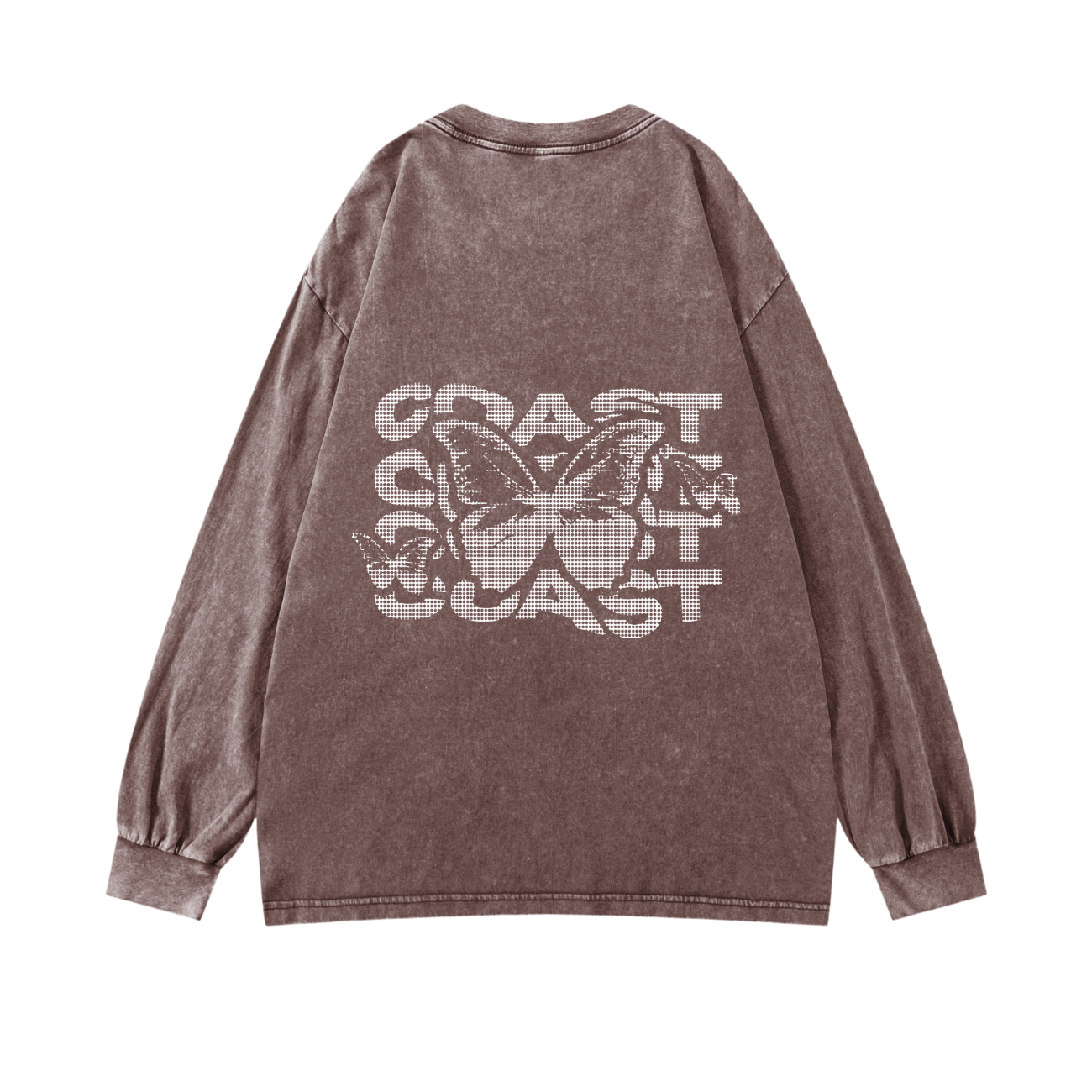 Brown Half Tone Longsleeve CoastBcn