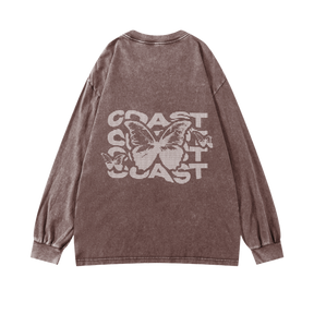 Brown Half Tone Longsleeve CoastBcn