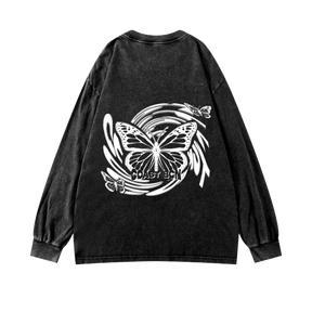 Black Butterflies Longsleeve CoastBcn