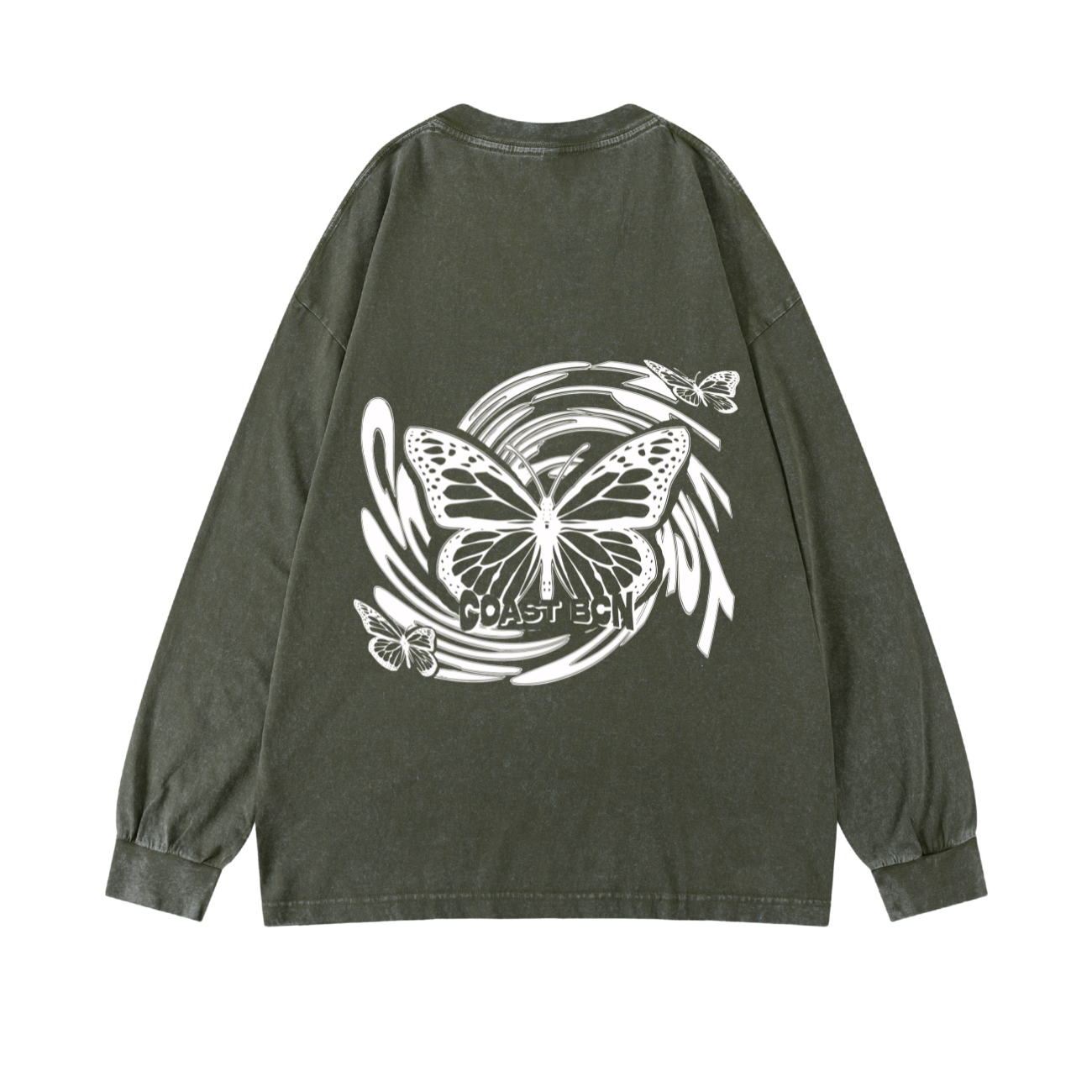 Green Butterflies Longsleeve CoastBcn