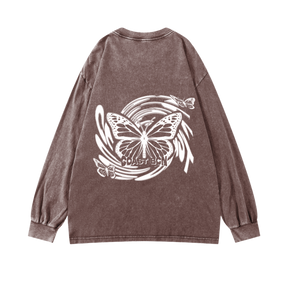 Brown Butterflies Longsleeve CoastBcn