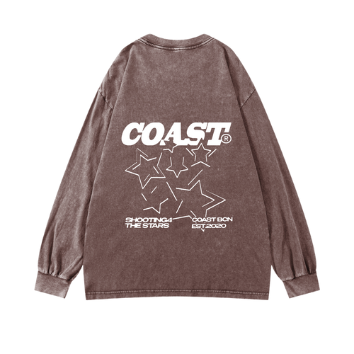 Brown Shooting Stars Longsleeve CoastBcn