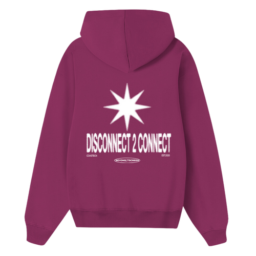 Purple Disconnect Hoodie CoastBcn