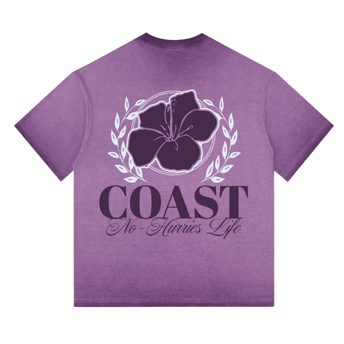 Purple Aloha T-shirt CoastBcn