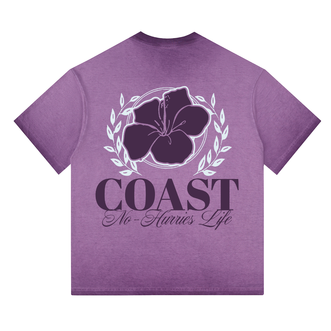Purple Aloha T-shirt CoastBcn