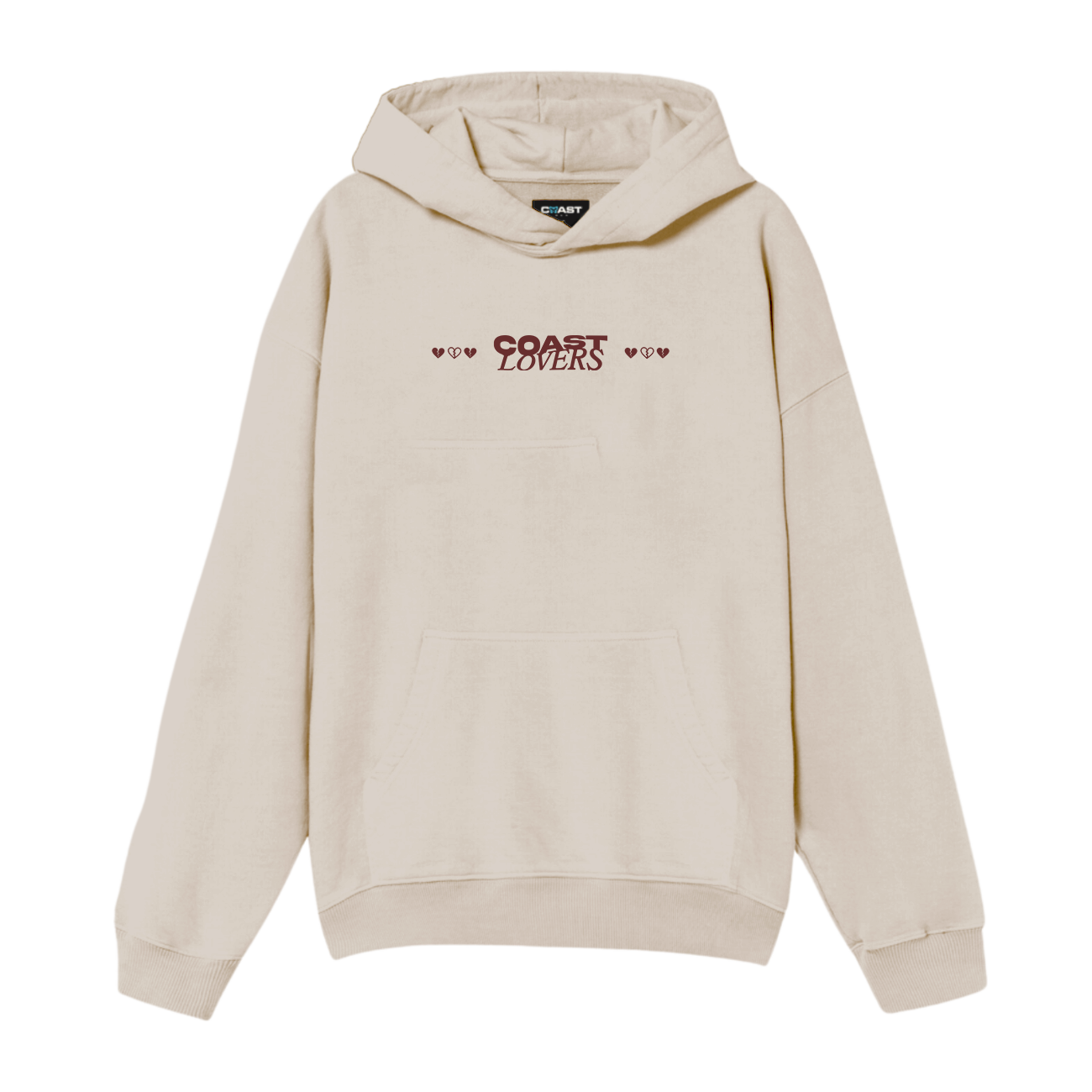 Beige Coast Lovers Hoodie CoastBcn