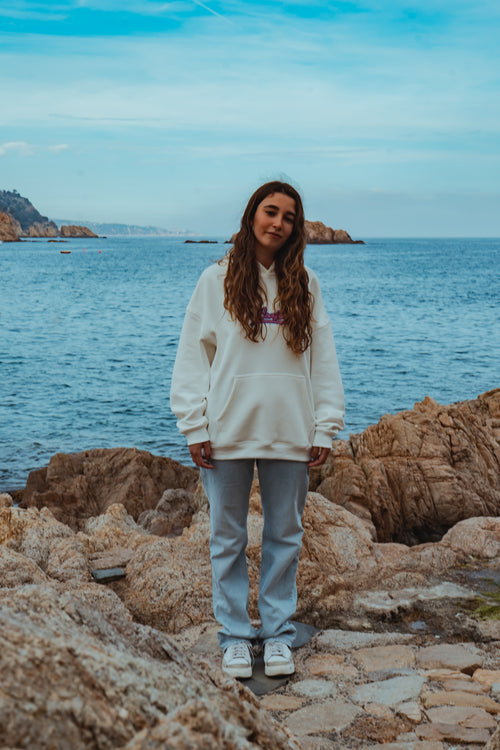 White Don't Fear Hoodie CoastBcn