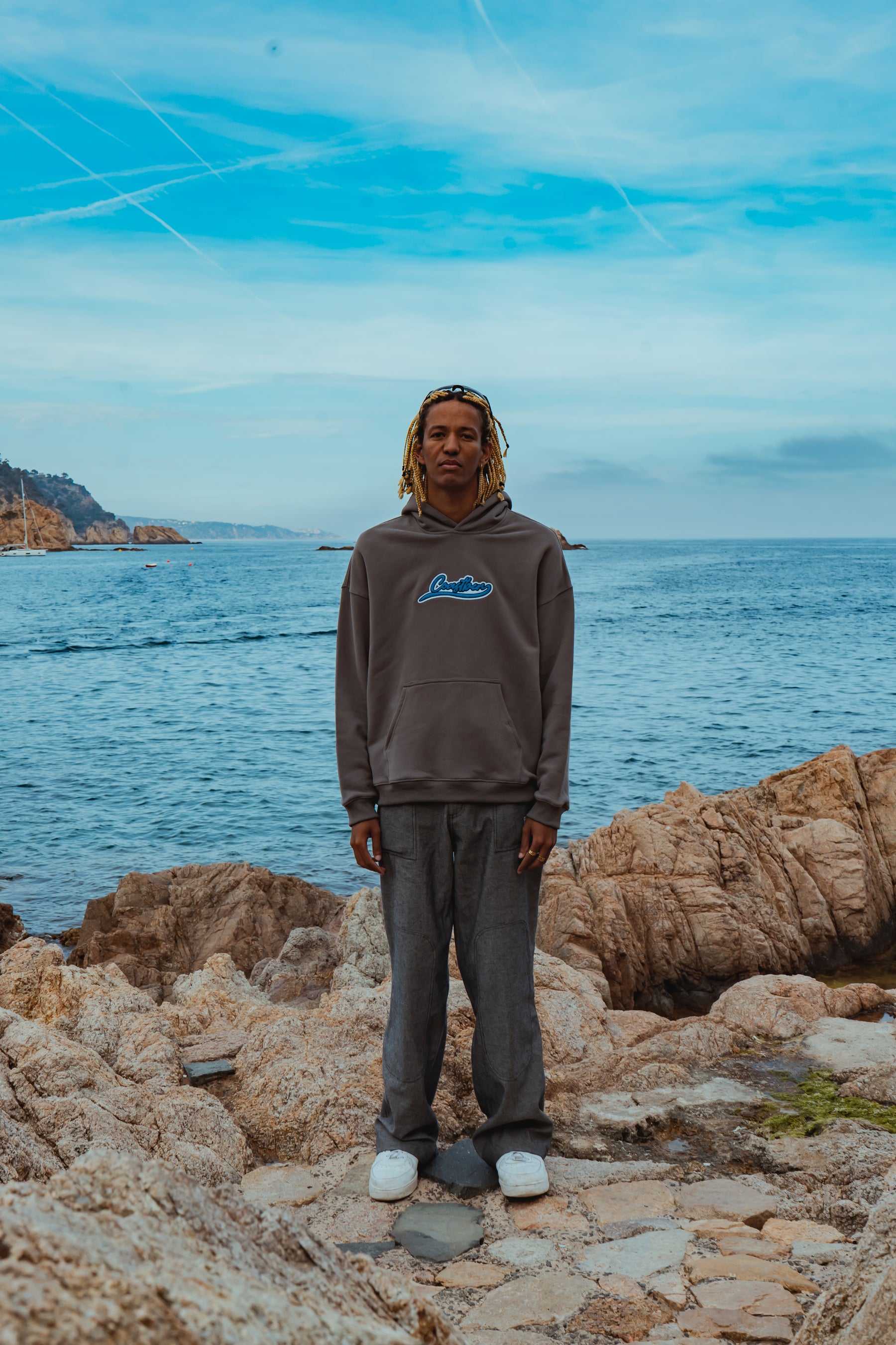 Gray Don't Fear Hoodie CoastBcn
