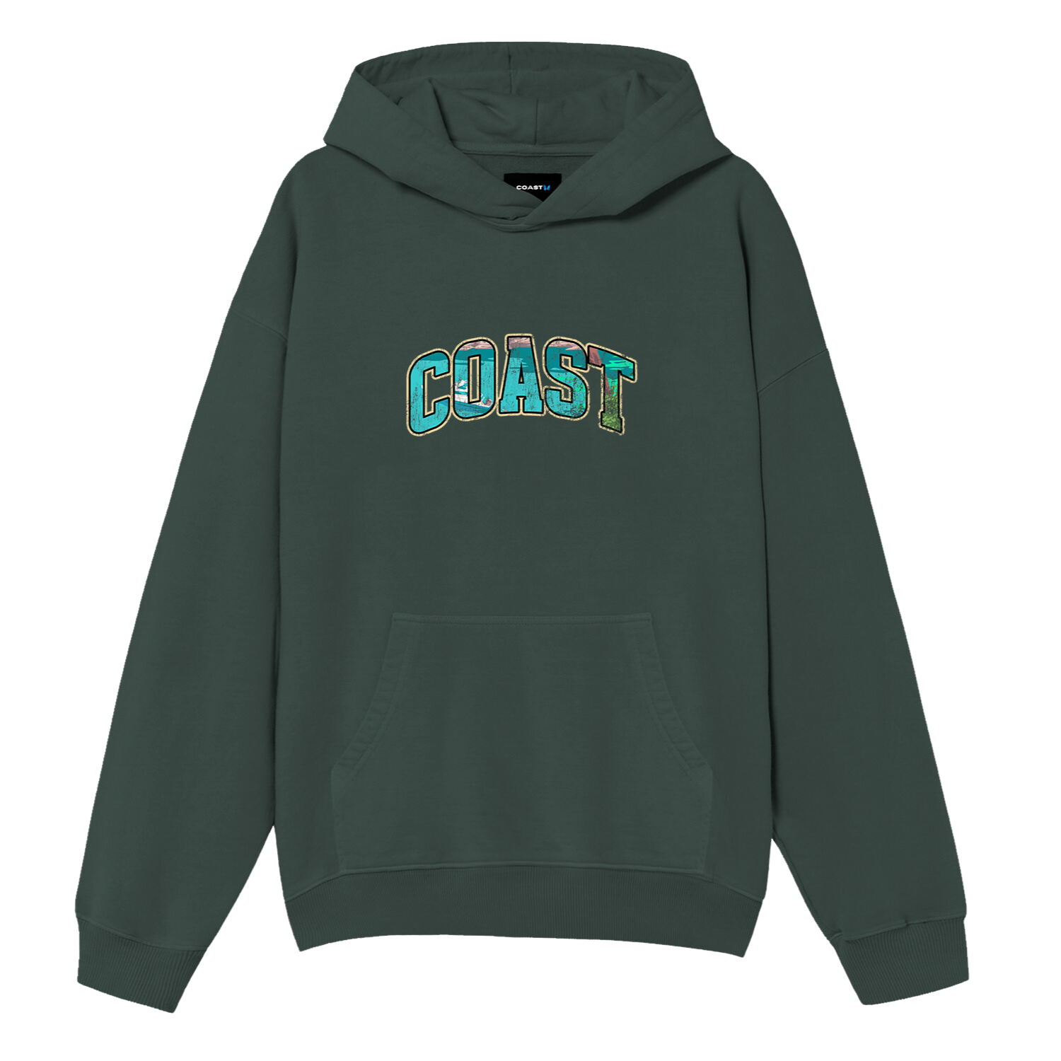 Green Costa Brava Hoodie CoastBcn