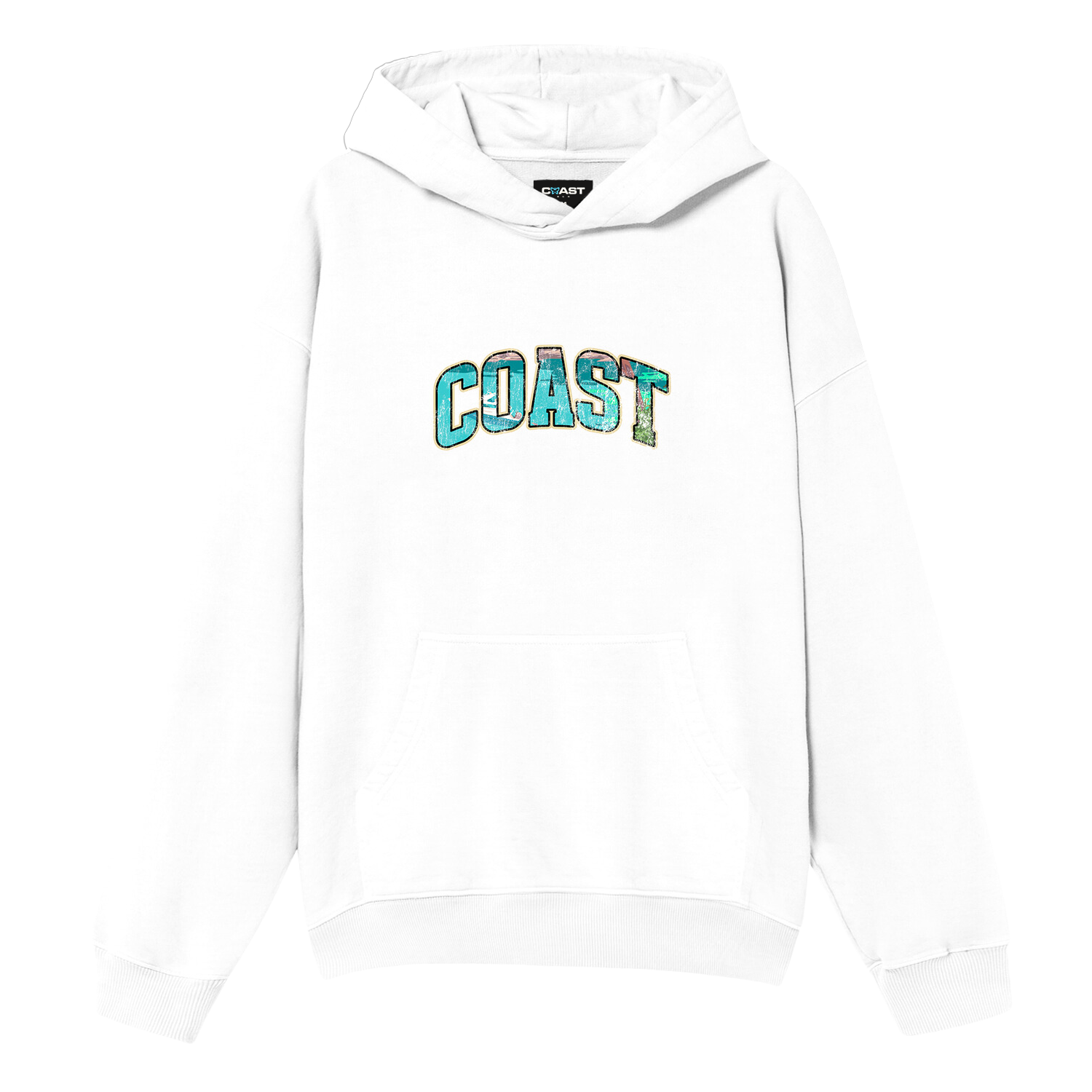 White Costa Brava Hoodie CoastBcn