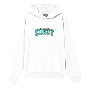 White Costa Brava Hoodie CoastBcn