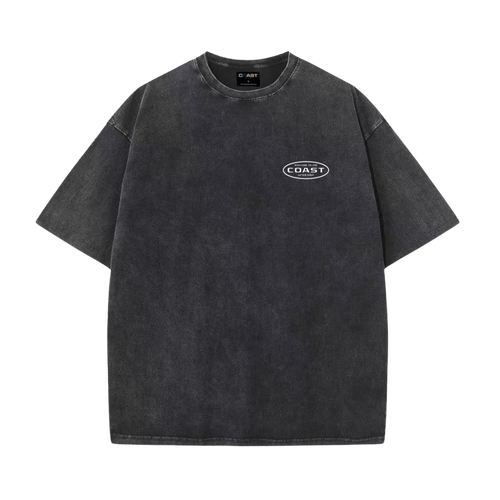 Black Washed Peaks T-shirt CoastBcn