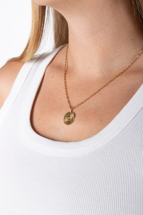 Gold Mandala Necklace CoastBcn