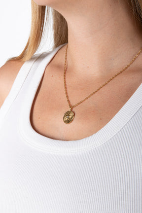 Gold Mandala Necklace CoastBcn