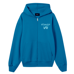 Blue Half Tone Zipper CoastBcn