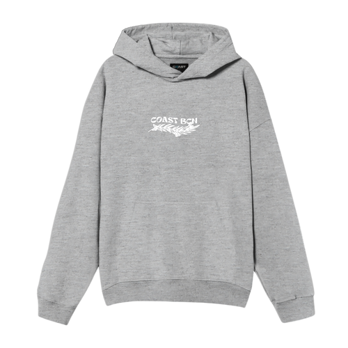 Heather Gray Wake Up Hoodie CoastBcn