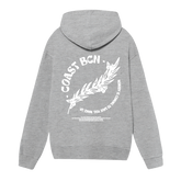 Heather Gray Wake Up Hoodie CoastBcn