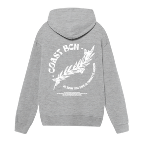 Heather Gray Wake Up Hoodie CoastBcn