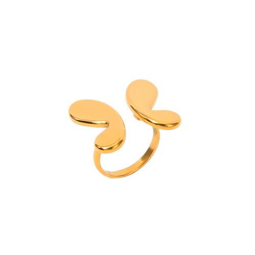 GOLD SEPARATE BUTTERFLY RING CoastBcn
